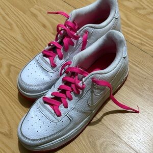 White and Pink Sneakers NIKE AIR
